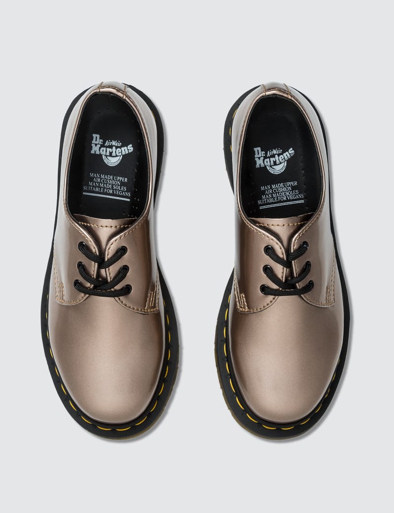 dr martens vegan rose gold