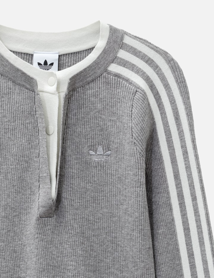 adidas Originals Premium 3S Button Crew Sweatshirt