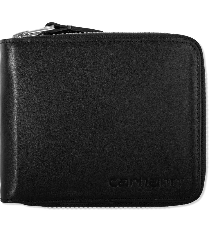 Black Cow Leather Zip Wallet Placeholder Image