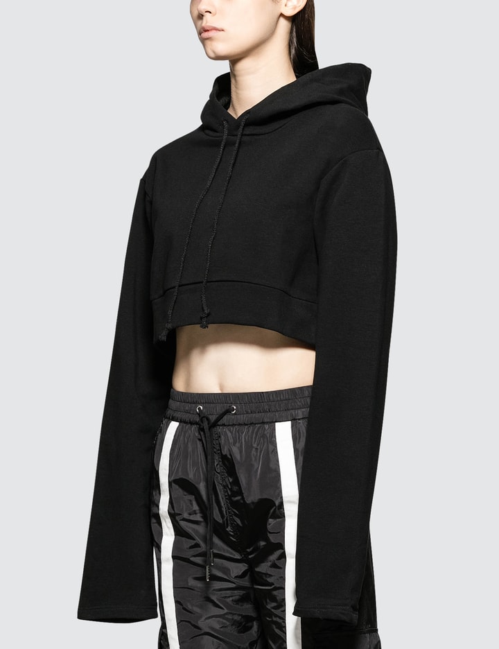 Oversized Hoodie Crop Sweatshirt Placeholder Image