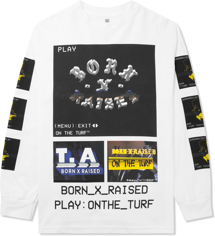 White VHS OTT L/S T-Shirt Placeholder Image