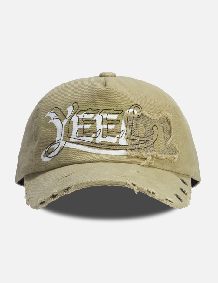 Destroyed Vintage Ball Cap Beige Placeholder Image