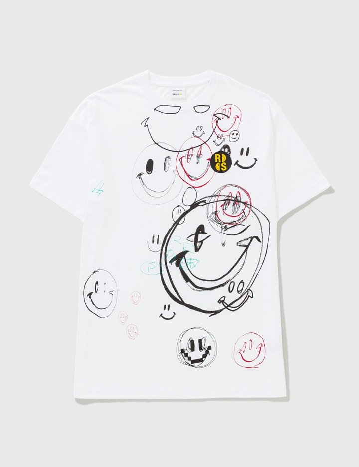 Raf Simons x Smiley 핸드 일러스트 로고 티셔츠 Placeholder Image
