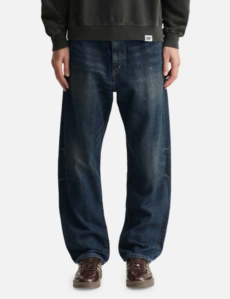 NEIGHBORHOOD Washed Denim DP Basic Pants - 日本製インディゴデニム 