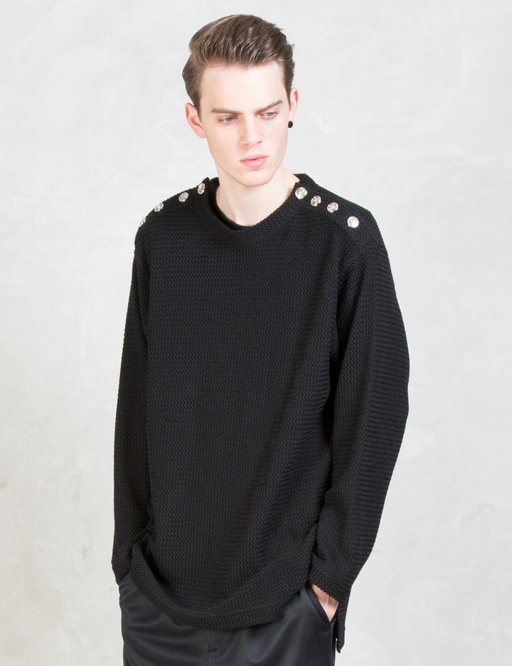 Skull Shoulder Button Sweater Placeholder Image