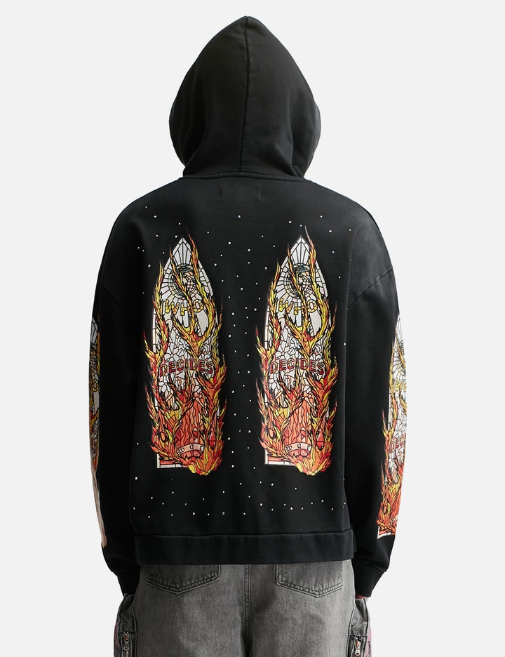 Flame Glass Hooded Sweatshirt Placeholder Image