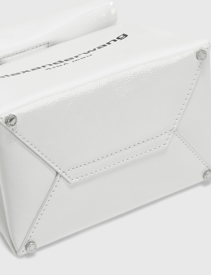 Lunch Bag Clutch - White Patent Leather Placeholder Image