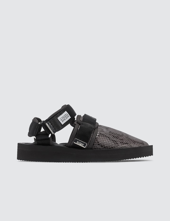Snake-Effect Velcro Sandals Placeholder Image