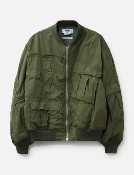 Junya Watanabe Man Junya Watanabe Man x Rebuild By Needles Cotton Nylon Oxford Reversible Bomber Jacket