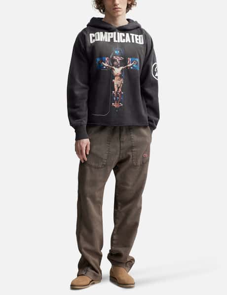Saint Michael - COMPLICATED JESUS ON MONITOR CROSS HOODIE | HBX