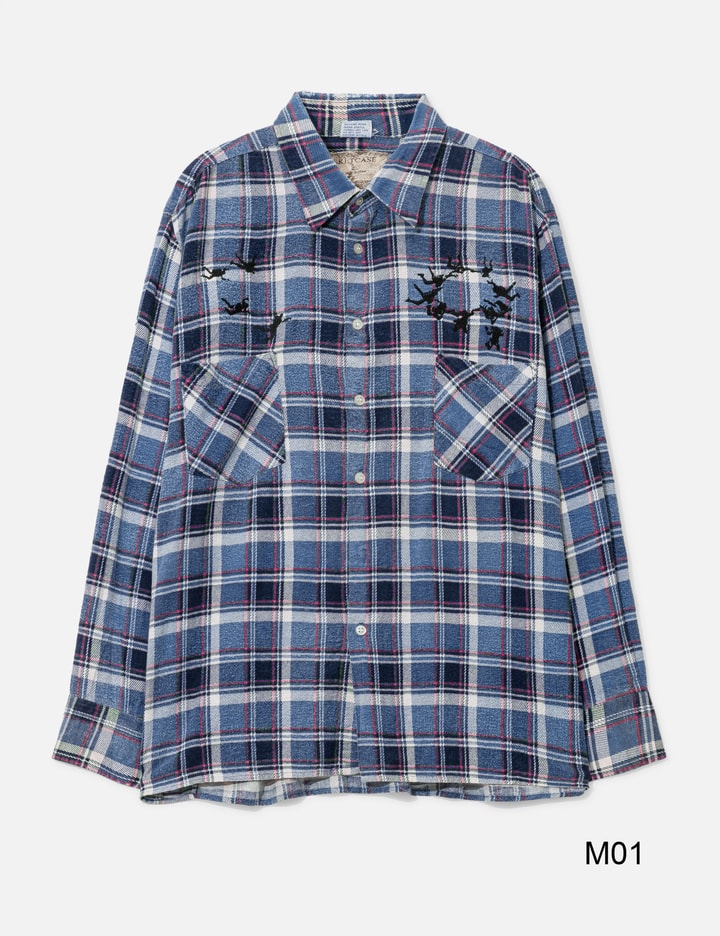 Upcycled Parachute Flannel Shirt Placeholder Image