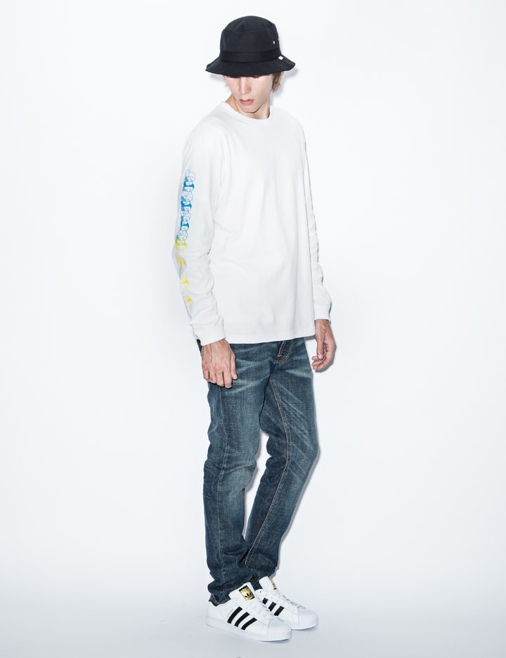 White Fmily Print L/S T-Shirt Placeholder Image