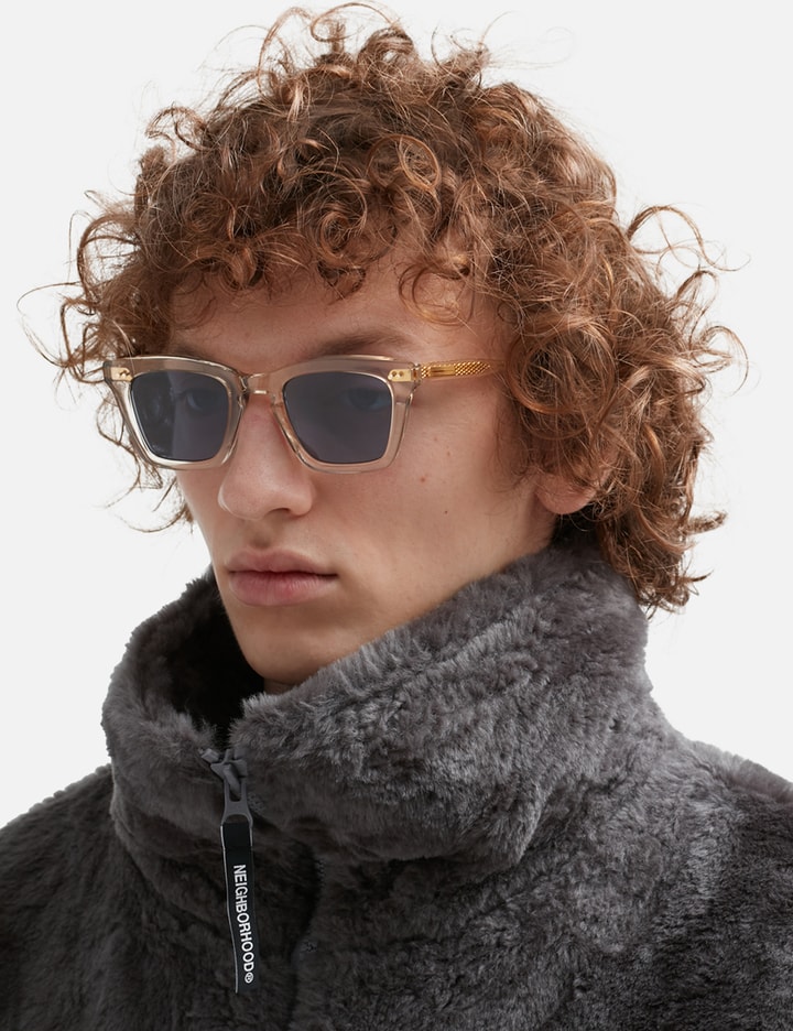 Shop Neighborhood X Native Sons Chase Sunglasses In Clear