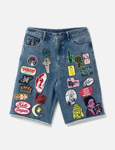 Patches Denim Long Short view 6