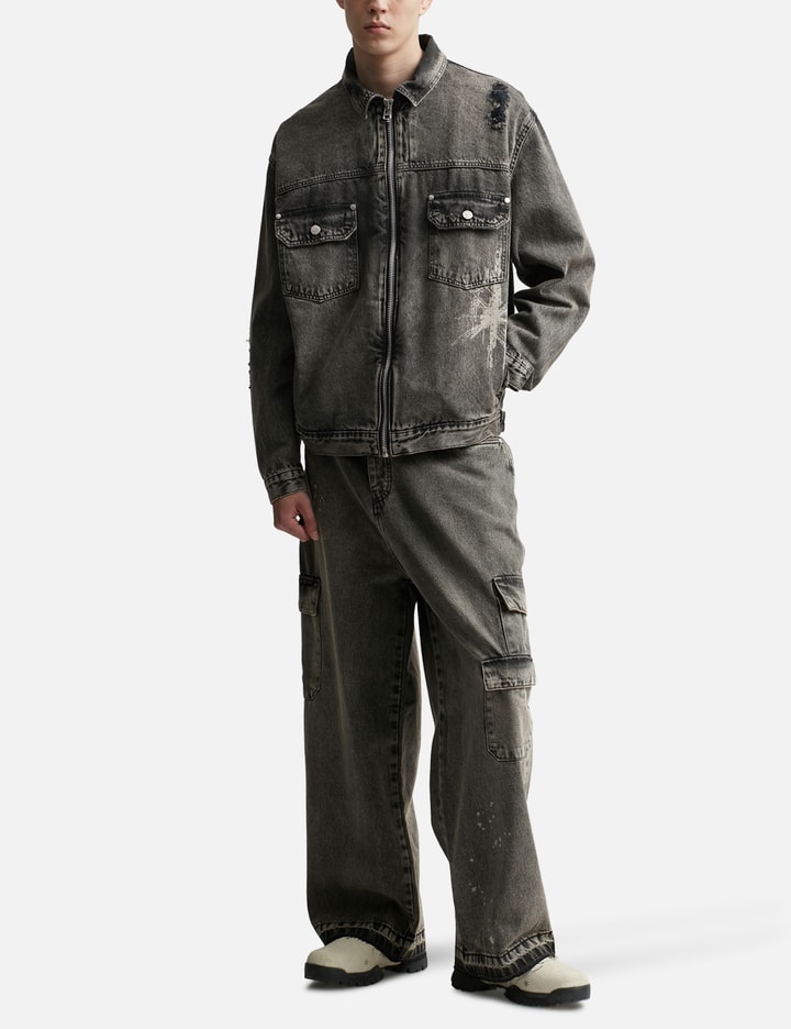 PIET x Oakley Distressed Denim Jacket Placeholder Image