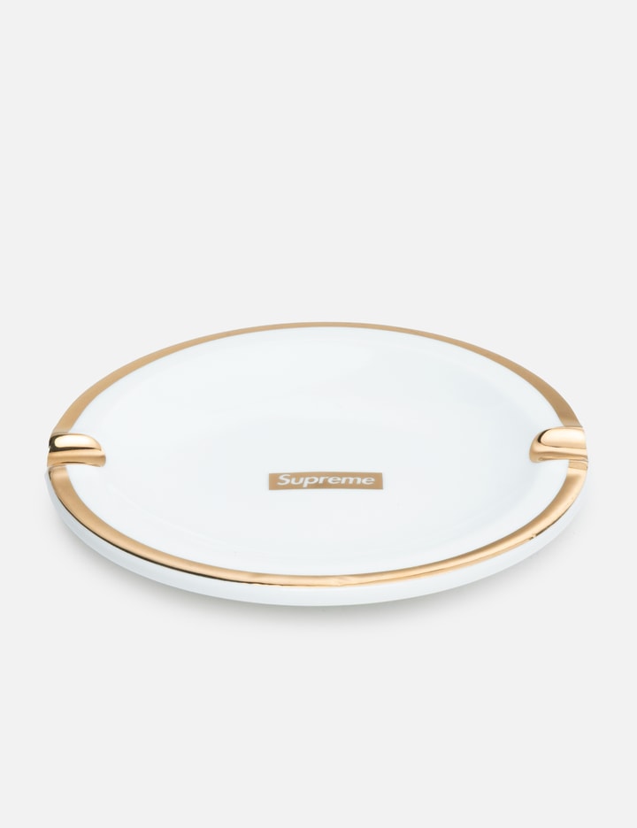 Gold Trim Ceramic Ashtray Placeholder Image