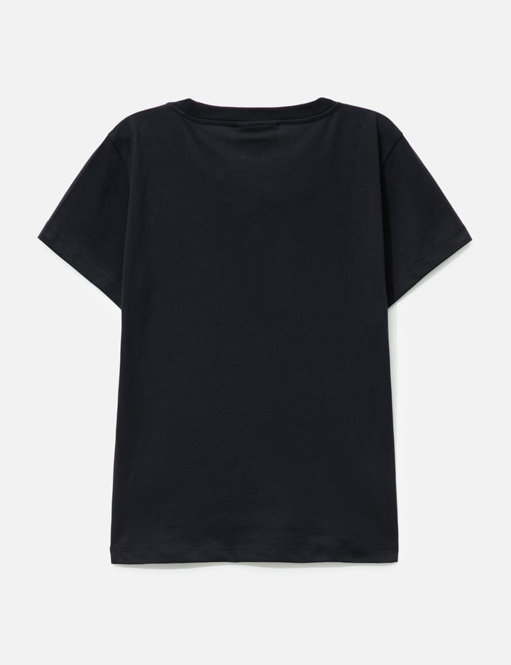 Ganni Ganni Logo Embroidery Baby Fit T-Shirt