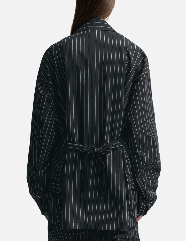 Pinstripe Kimono Jacket Placeholder Image