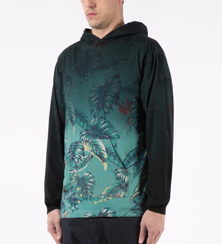 Green Tropical Pullover Hoodie Placeholder Image