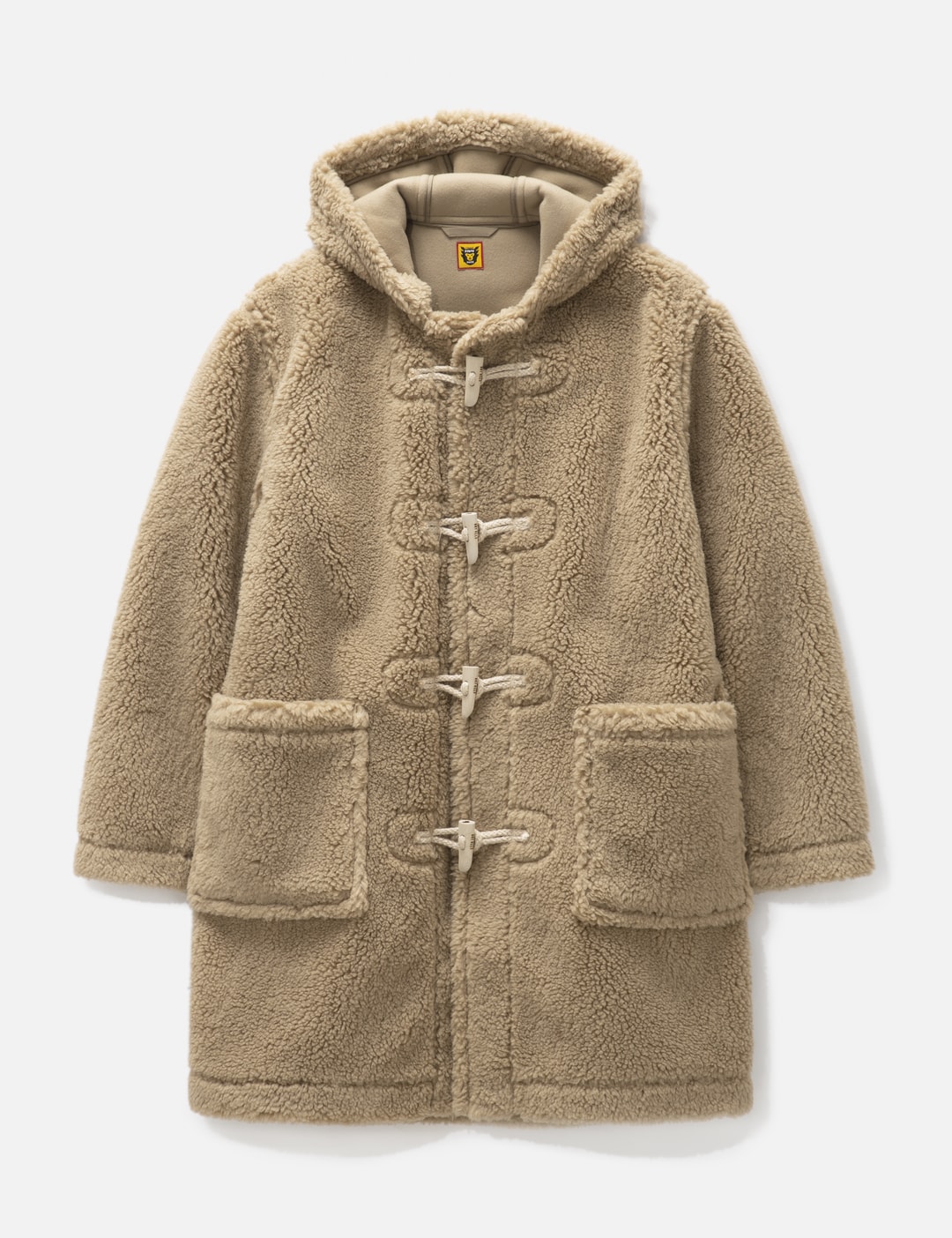 Human Made - WOOL BLENDED BOA FLEECE DUFFLE COAT | HBX - Globally  