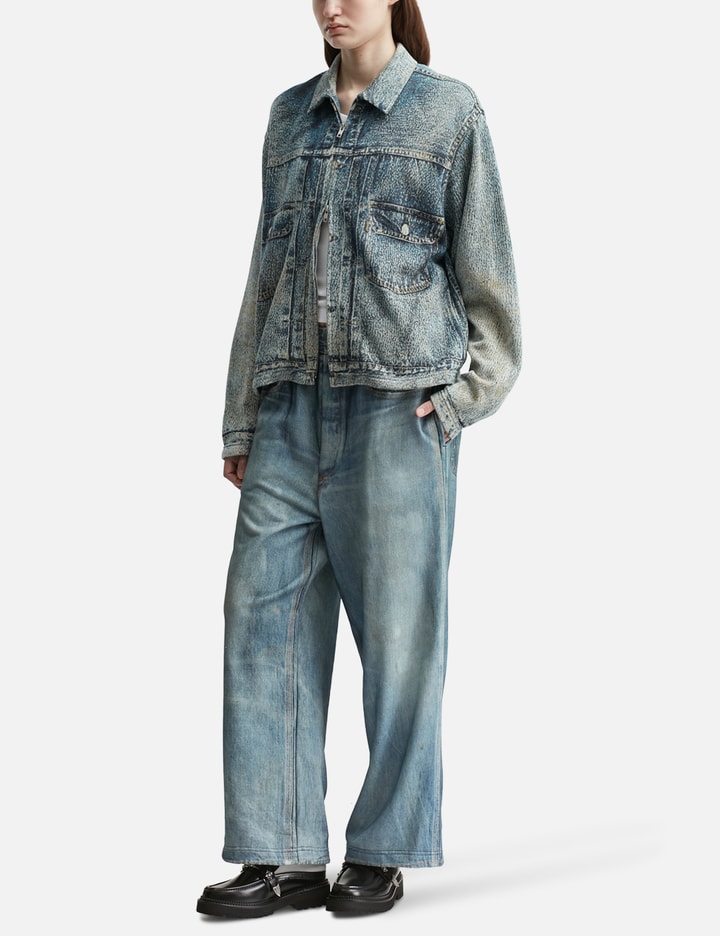 Trompe L'Oeil Denim Sweatpants Placeholder Image