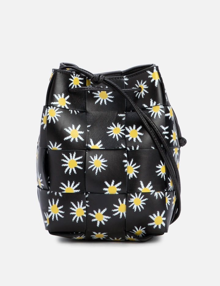 Bottega Veneta Small Cassette Cross-body Bucket In Black