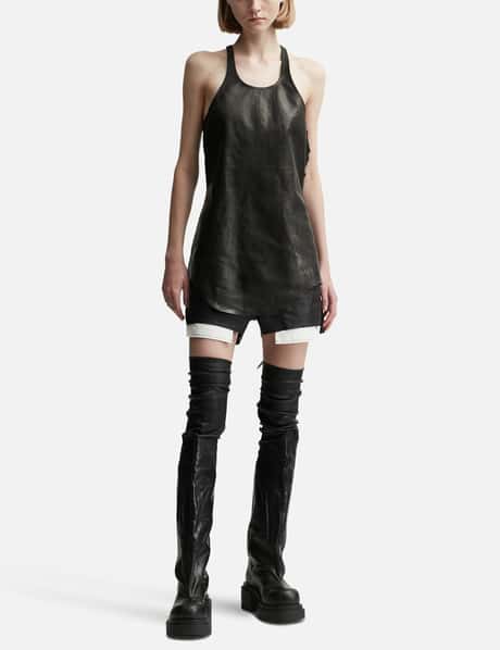 Rick Owens - LEATHER TANK | HBX
