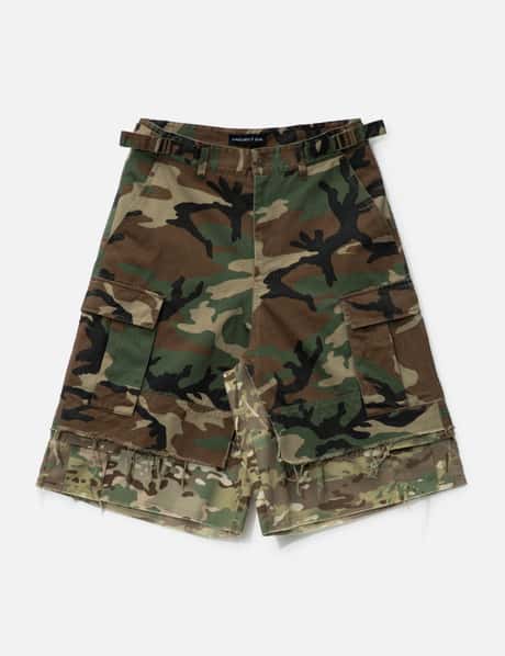 PROJECT G/R Layered Skirt Cargo Shorts
