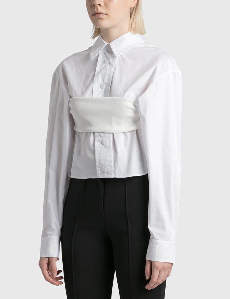 Christopher Esber - Bandeau Crop Shirt | HBX - Globally Curated Fashion and  Lifestyle by Hypebeast