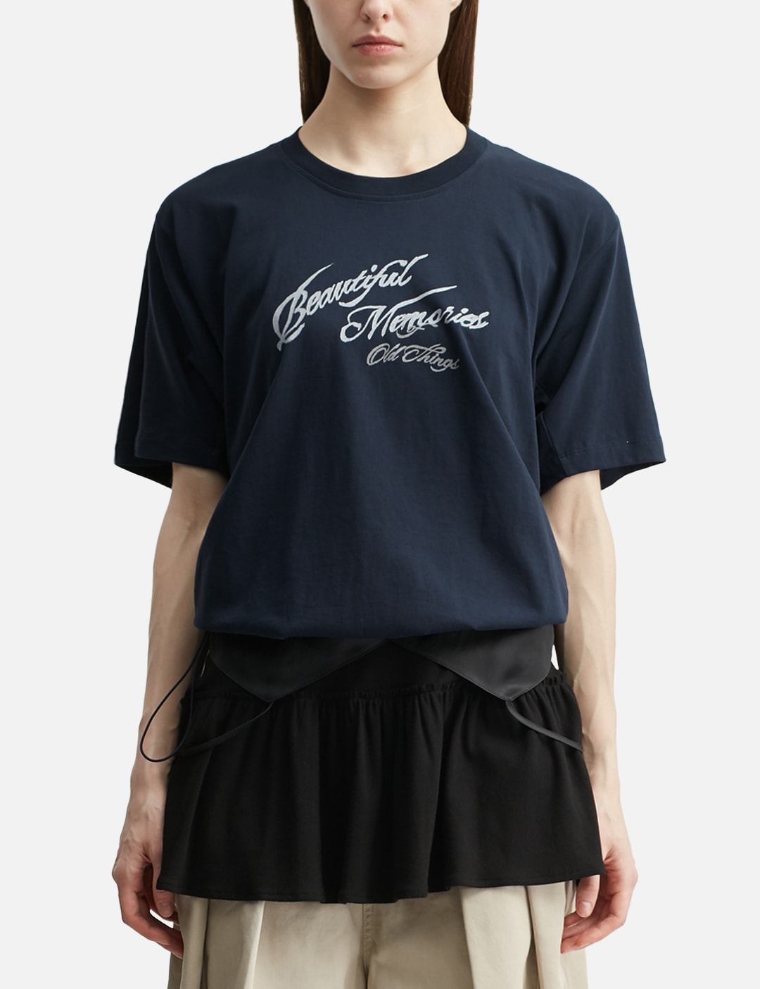 DRAWSTRING OVERSIZED T-SHIRT view 11
