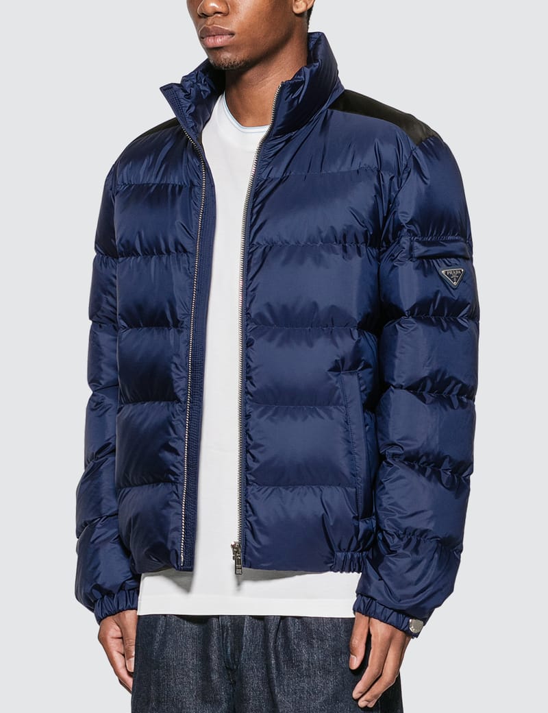 blue prada jacket mens