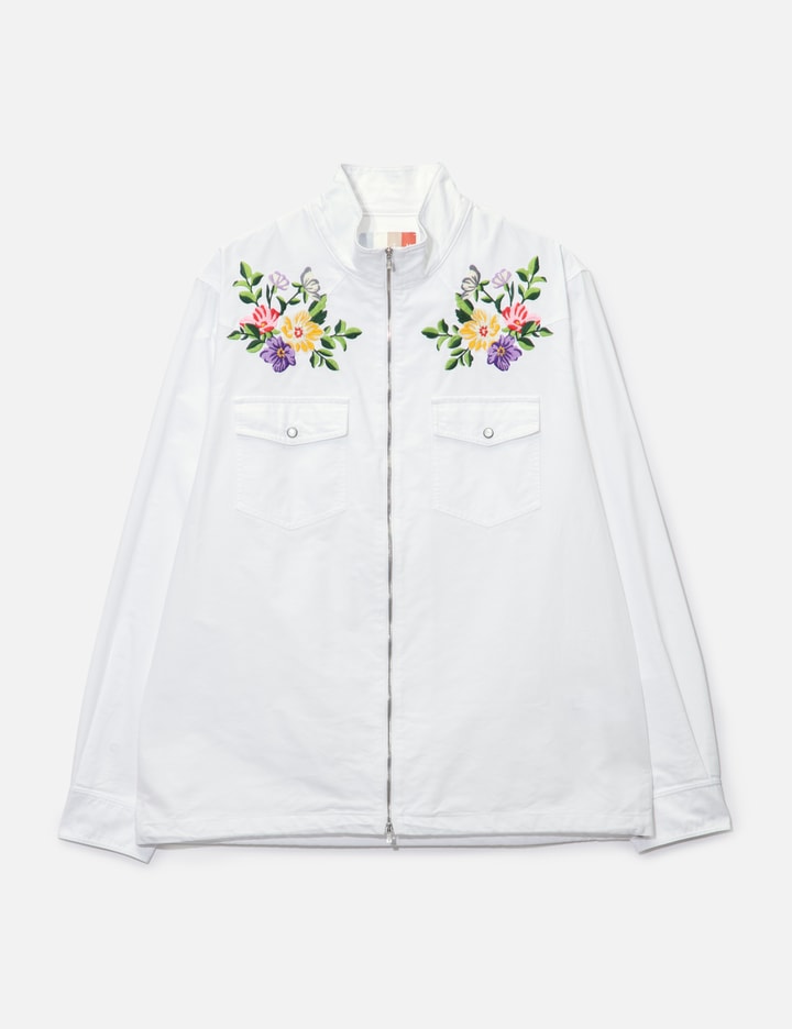 Kith Floral Shirt Jacket In White