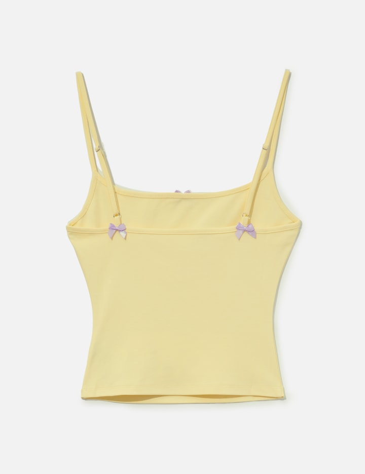 Yellow Print Strap Tank Top