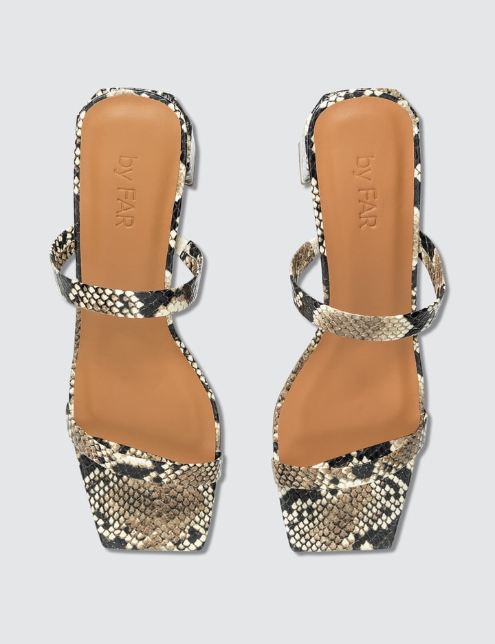 Tanya Snake Print Leather Sandals Placeholder Image