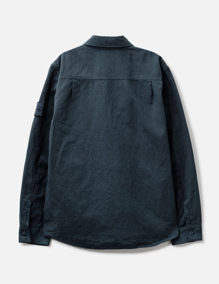 Stone Island Cotton Linen Canvas_S.I.Ghost Overshirt