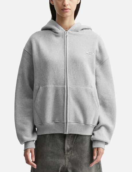 FRAGILE CLUB Heather Uniform Zip-Up