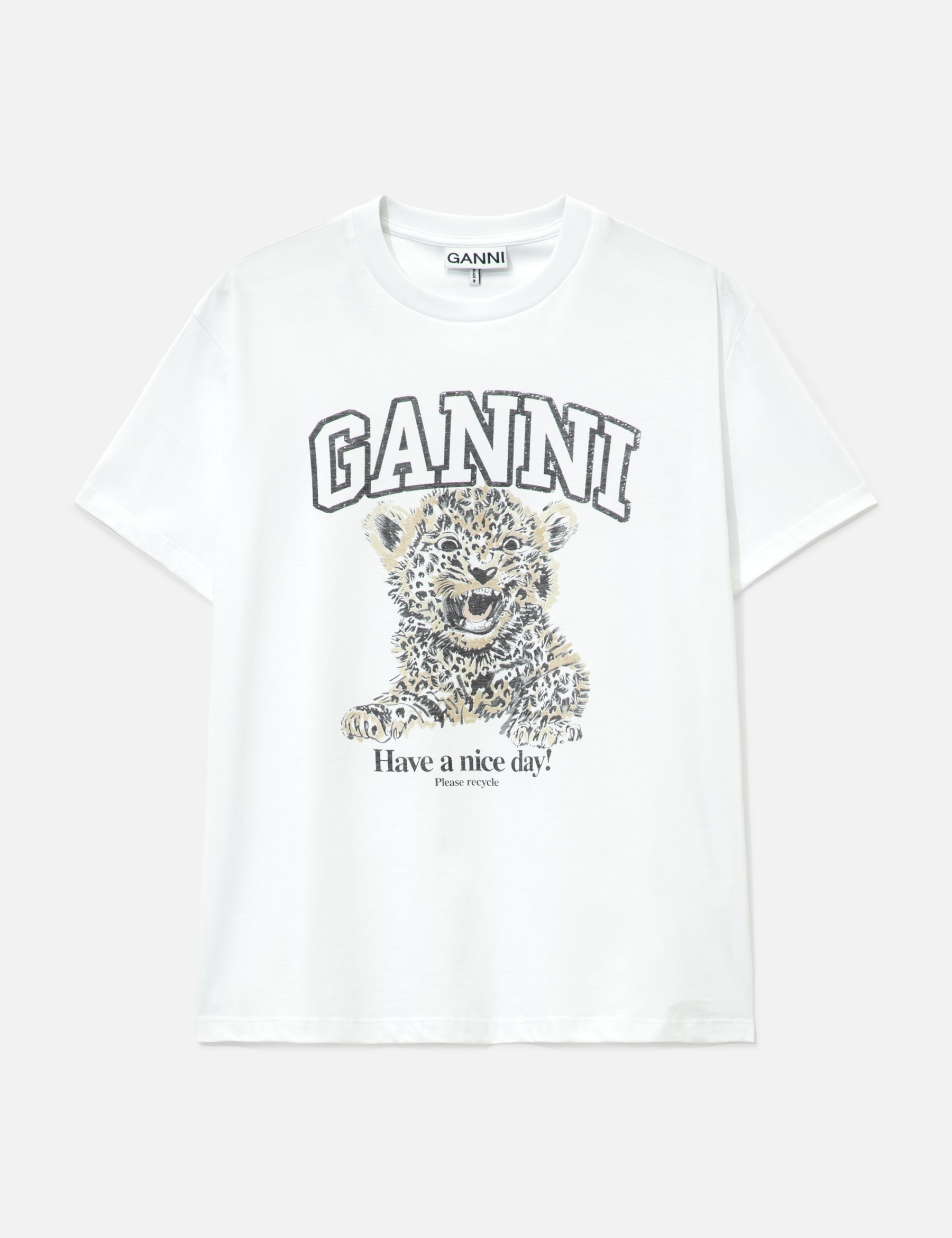 Basic Jersey Leopard Relaxed T-Shirt view 16