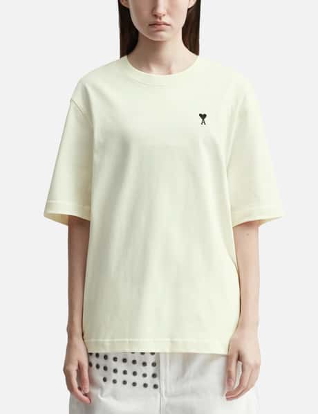De Coeur Two Tone Thick Cotton Jersey T-Shirt view 19