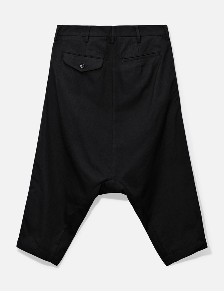 Shop Comme Des Garçons Black Wool Crop Pants