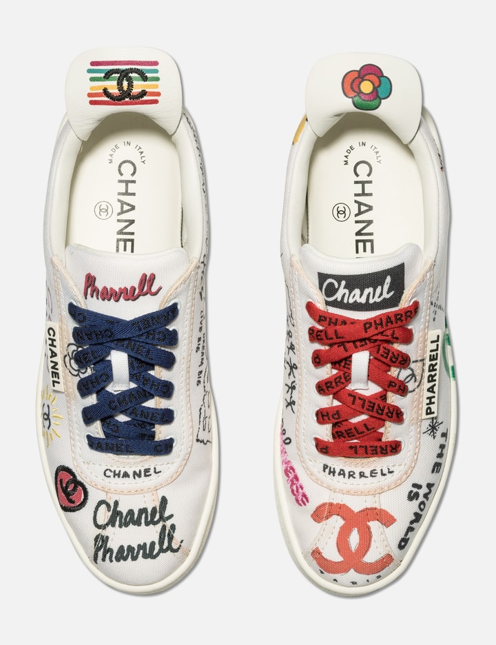 Chanel x Pharrell White Multi-Color | Size 38.5