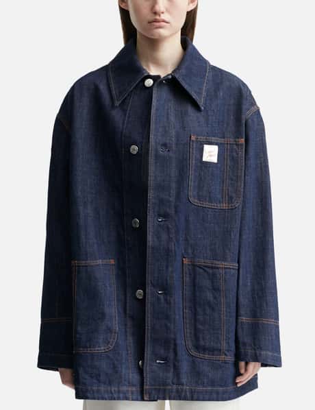 Worker Jacket With Ami Paris Heritage Label view 5