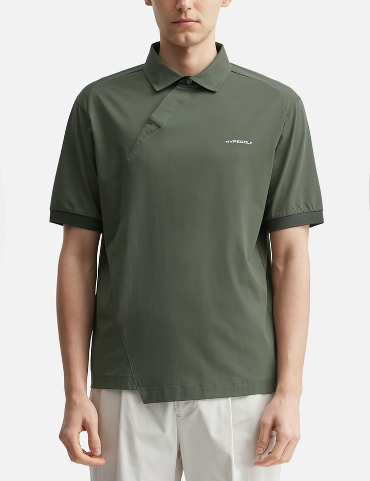 Hypegolf HYPEGOLF X POST ARCHIVE FACTION (PAF) Diagonal Polo T-Shirt