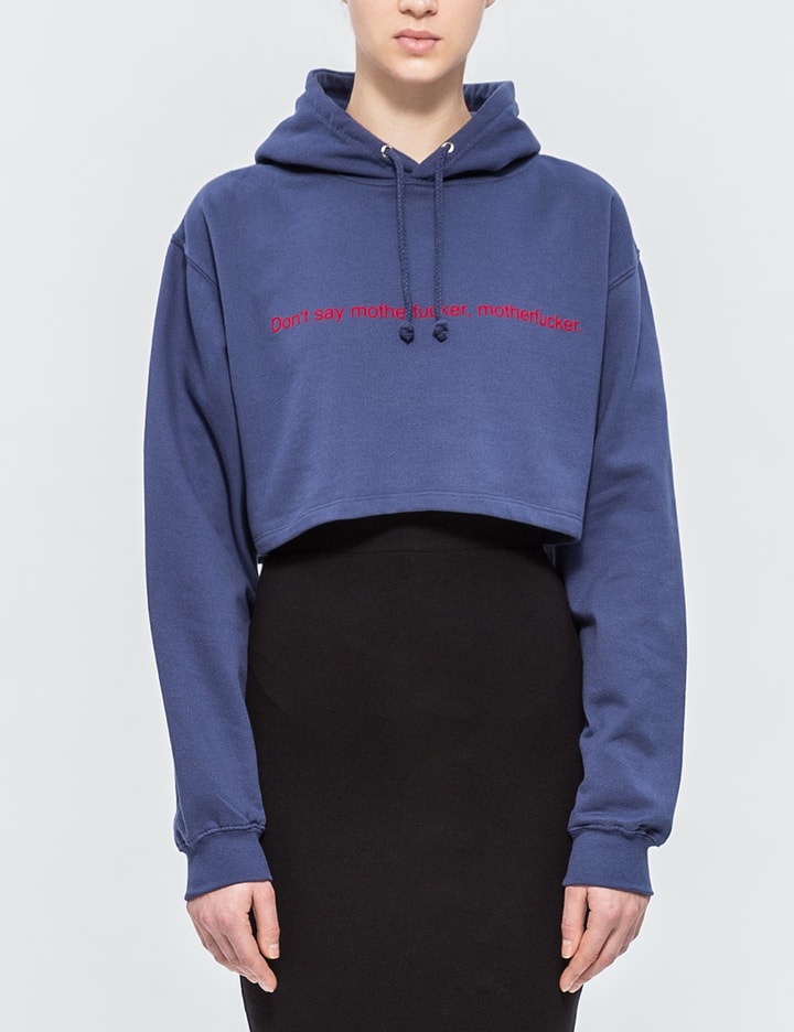 "Don't Say" Cropped Hoodie Placeholder Image