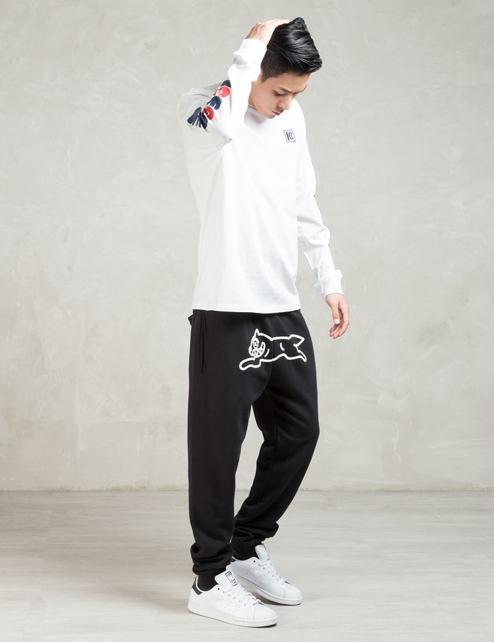 Black Running Dog Sweatpants Placeholder Image