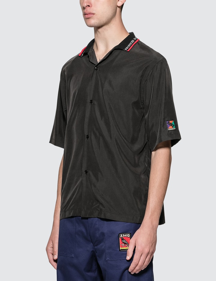 Rib Collar Short Sleeve Shirt Placeholder Image