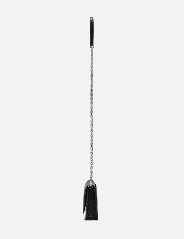 Shop Maison Margiela Recicla Chain Wallet In Black