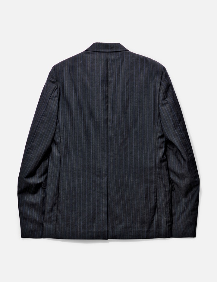 Shop Junya Watanabe Striped Blazer In Black