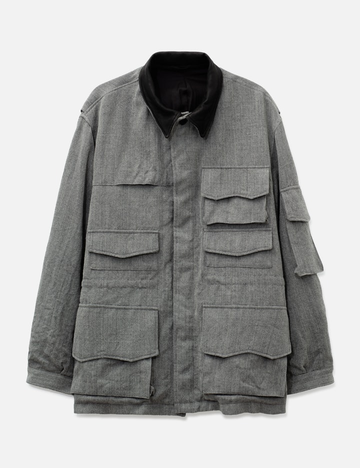 Kaptain Sunshine Wool Herringbone Hunter Jacket