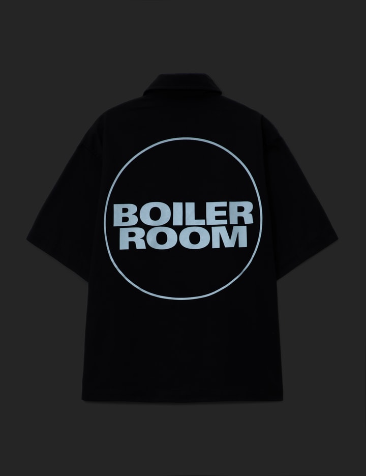 Boiler Room Core Oversize Short Sleeve Button-up Shirt