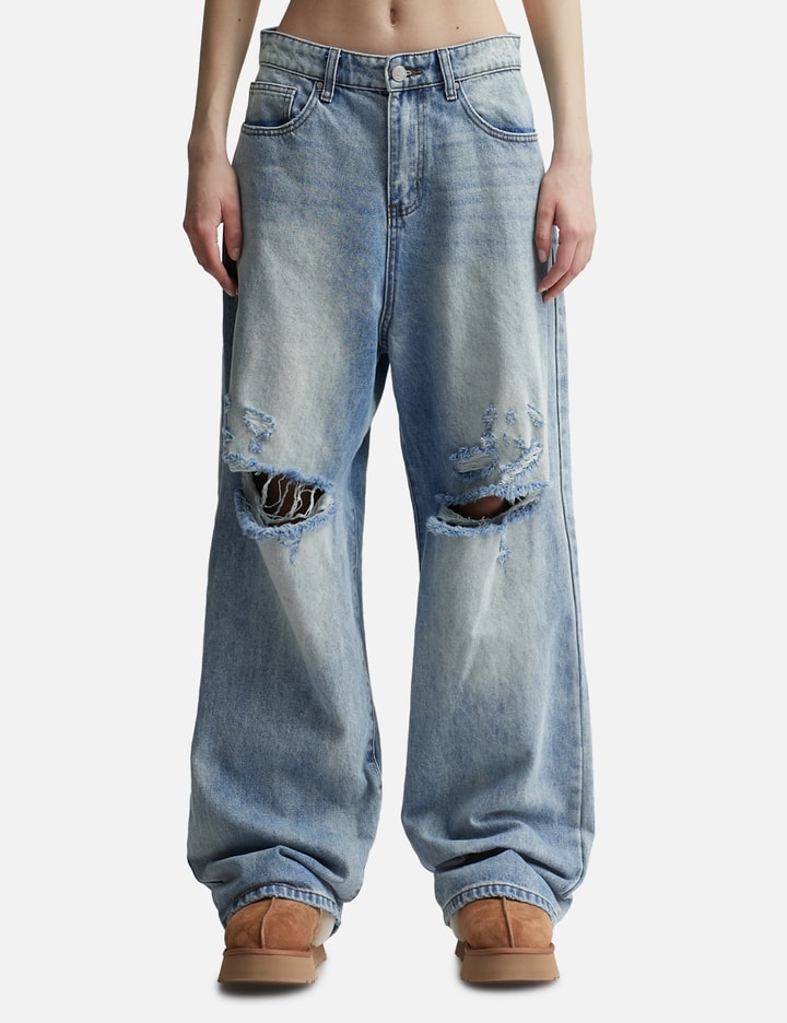 Lax Distressed Baggy Denim Placeholder Image